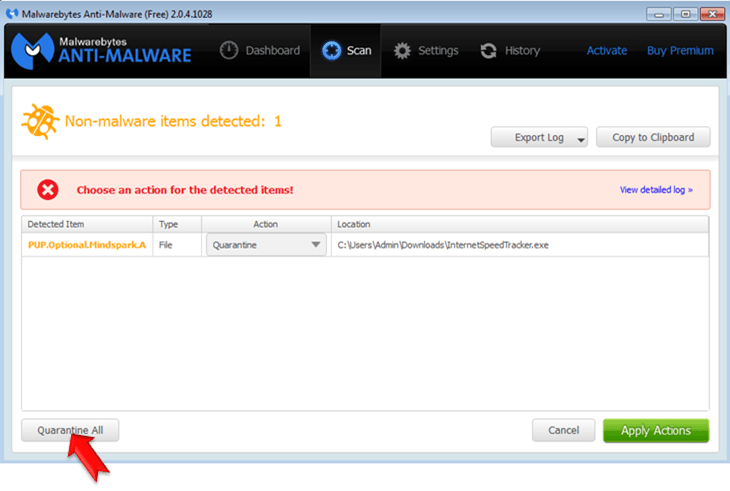 Malwarebytes Anti-Malware-removal