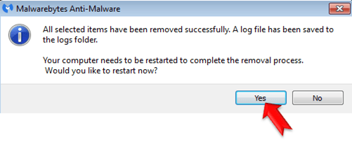 Malwarebytes Anti-Malware-restart