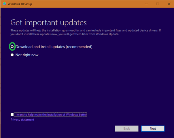 repair - reinstall Windows 10