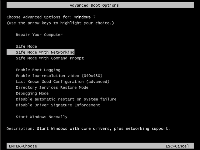 safe mode networking