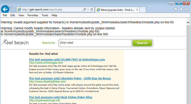 remove get search results