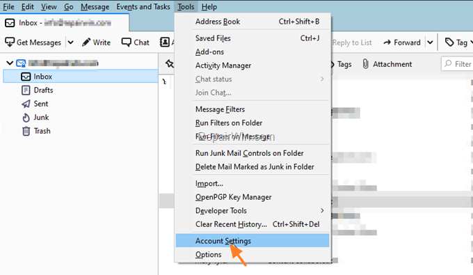 Thunderbird Account Settings
