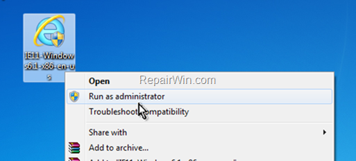 Internet Explorer Setup