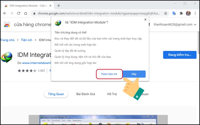 Cách thêm IDM vào Chrome cực kỳ đơn giản