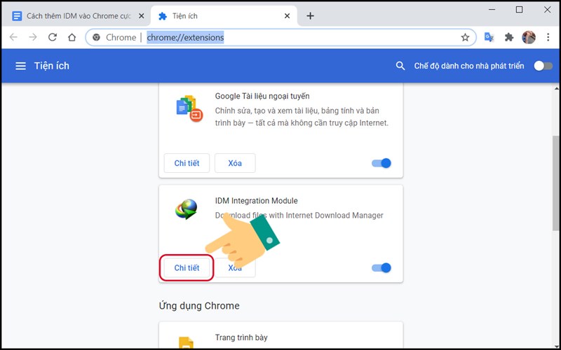Cách thêm IDM vào Chrome cực kỳ đơn giản