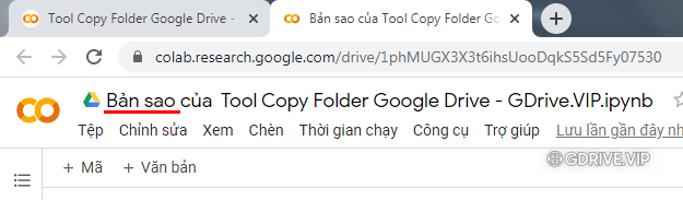 Tool Copy Folder Google Drive bằng Google Colab dễ sử dụng (Full chức năng – tiếng Việt)