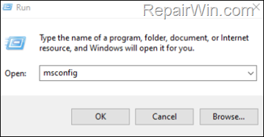msconfig