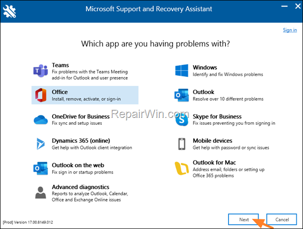 FIX MS Office not ilisted in installed programs