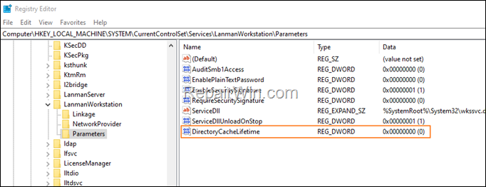 fix slow network shared folder access
