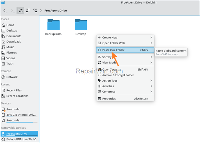 How to Backup Files if Windows Cannot Start Normally.