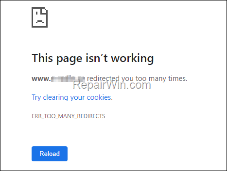 CHROME-ERR-TOO-MANY-REDIRECTS