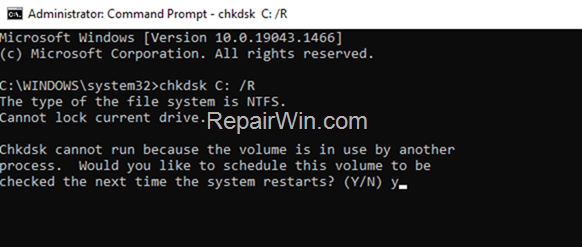 chkdsk