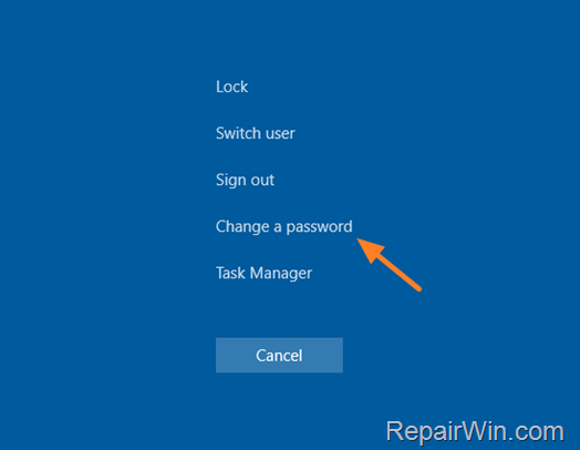 How to Change Windows Password
