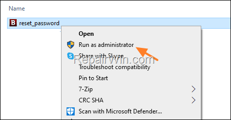 reset bitdefender password