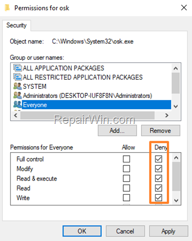 How to disable on-screen keyboard on Windows