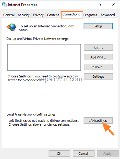 ERR TUNNEL CONNECTION FAILED