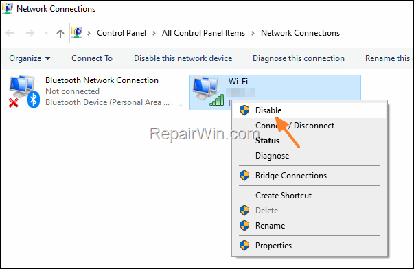 No Internet Access after Windows Update - fix