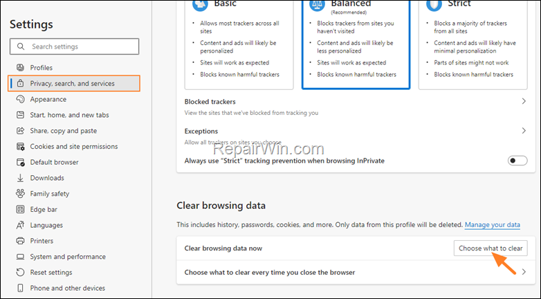 How to Delete Edge History, Cache, Cookies & Passwords.