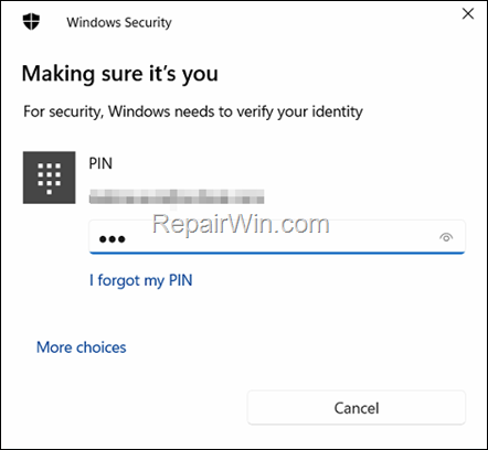 Use local account in windows 11