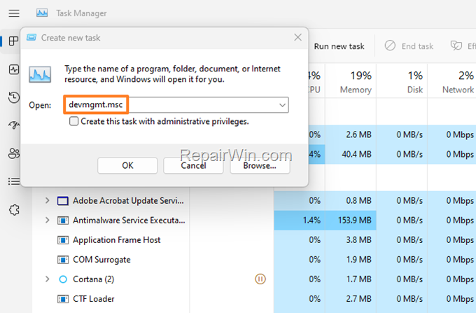 device manager