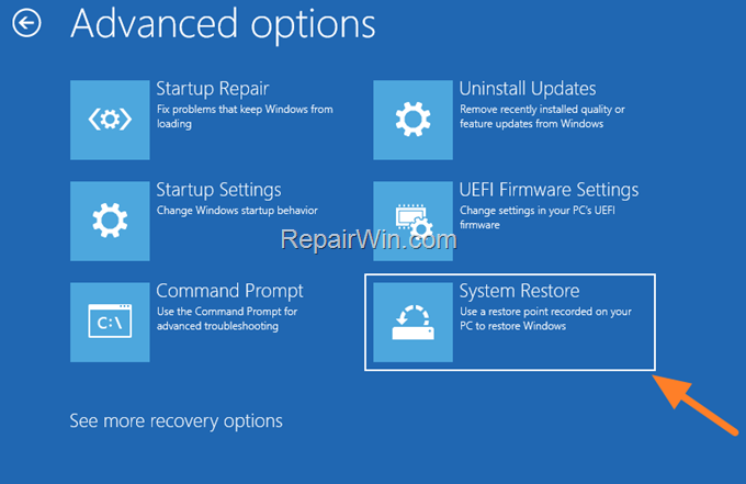 System Restore