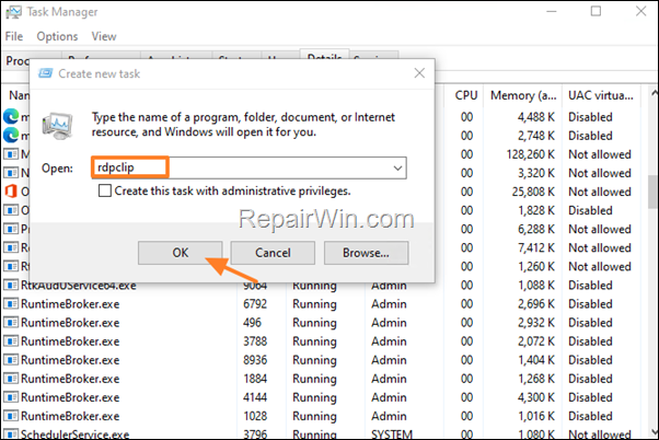 FIX Remote desktop clipboard not working