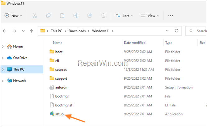 setup windows 11
