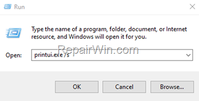 printui.exe /s