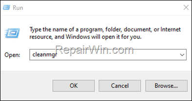 disk cleanup