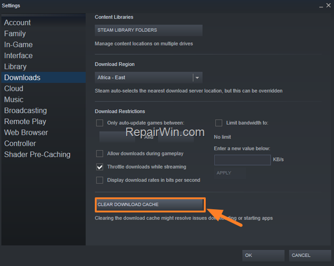 Fix Steam Slow Download Speed