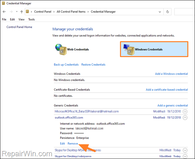 Outlook Always prompt for logon credentials is grayed out - FIX