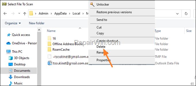 recreate outlook ost file