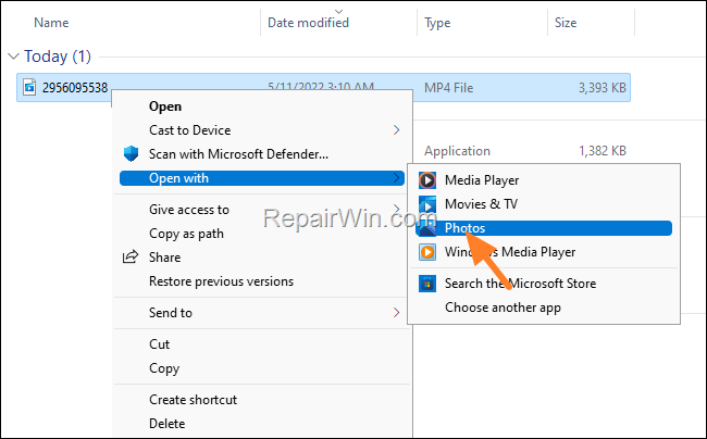 How to Trim Video in Windows 10/11.
