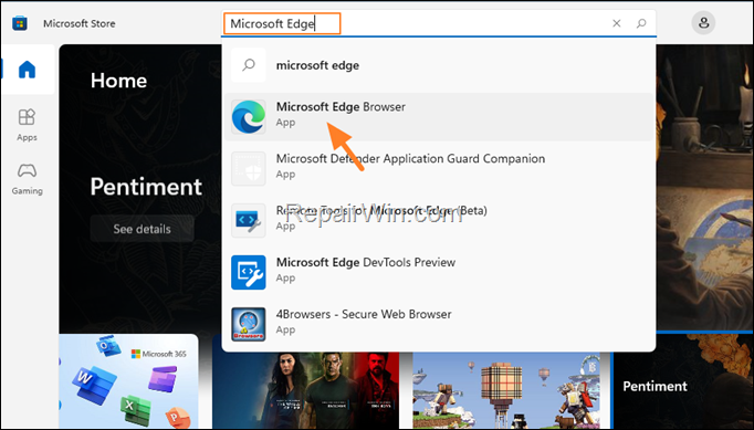 install microsoft edge