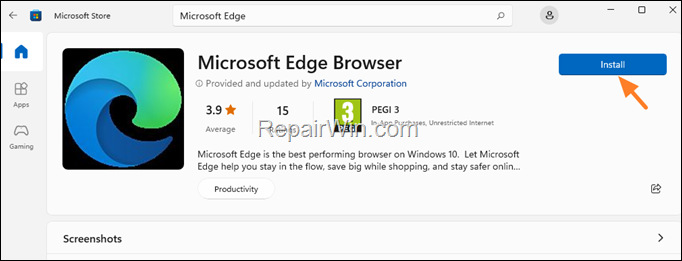 install edge