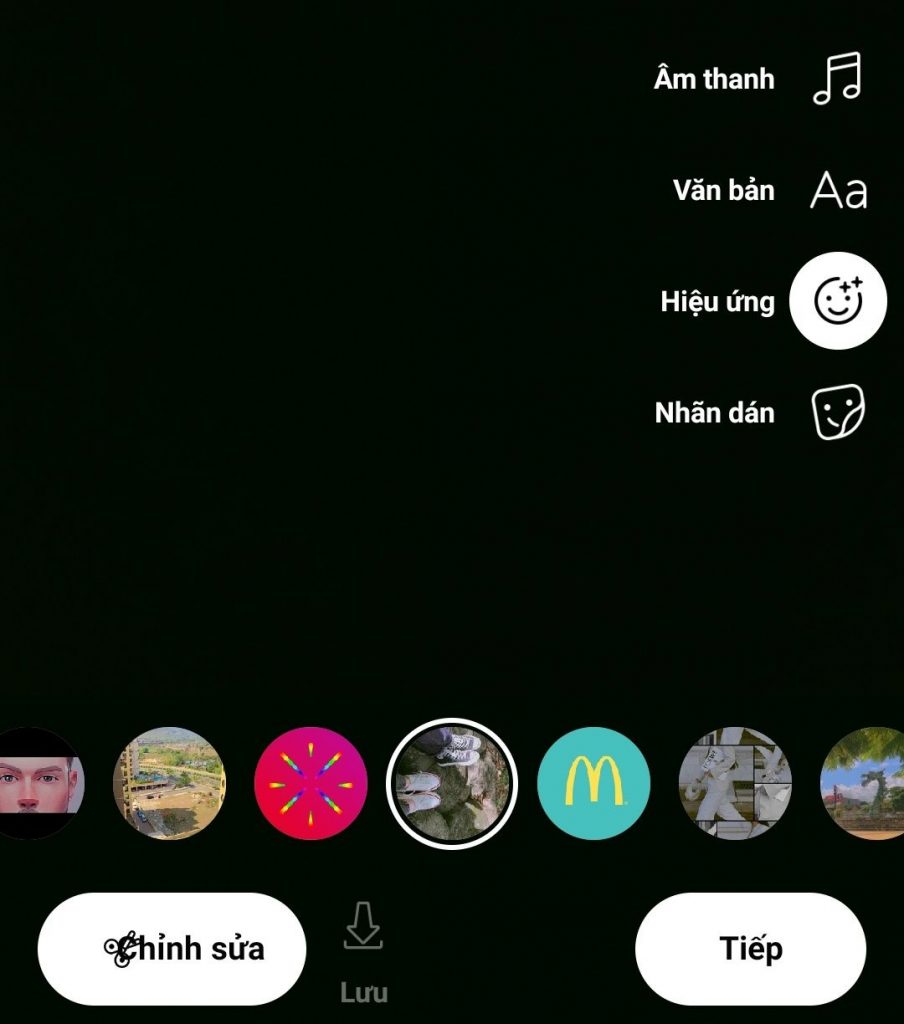 Cách kiếm tiền từ facebook reels - filter của Facebook Reels