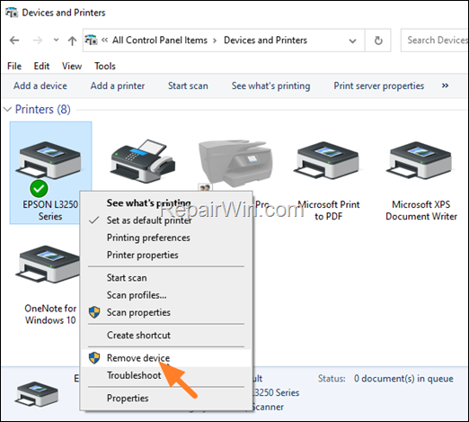 Remove Printer