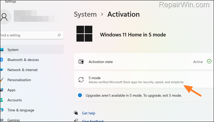 Choose where to get apps is missing