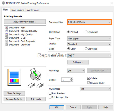 FIX Printer Continuously Prints Pages