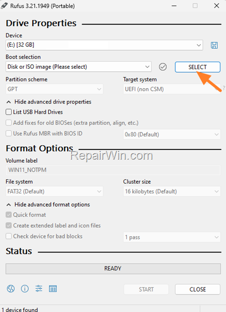 Bypass Microsoft Account Requirement with RUFUS