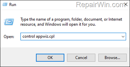 Programs and Features
