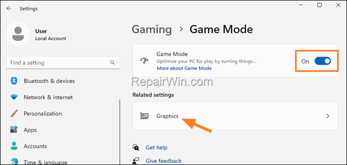 Increase Gaming Performance