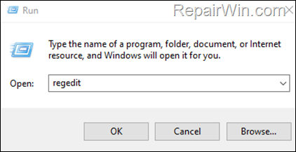 regedit