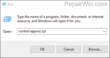 Programs and Features