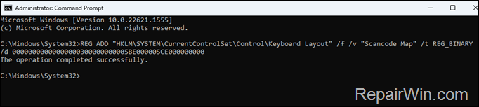 How to Disable Windows Key in Registry.