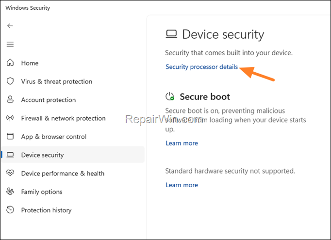 Clear TPM on Windows 10/11