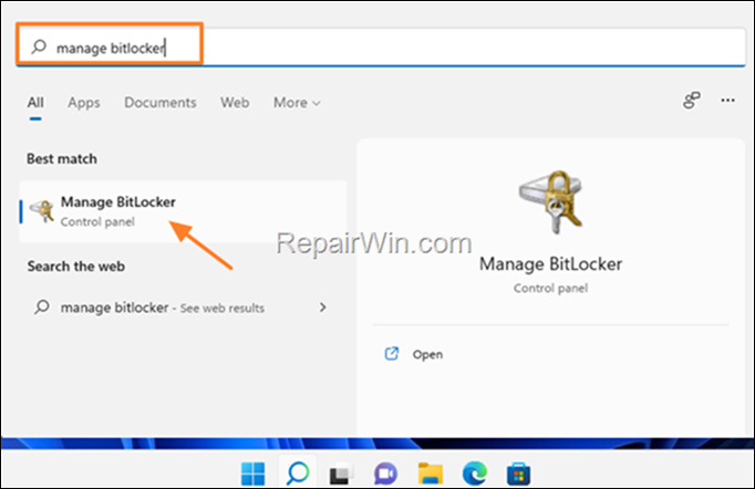 enable-disable bitlocker