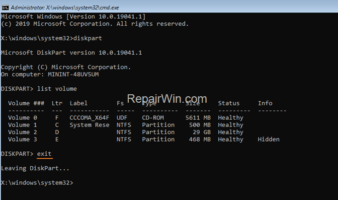 FIX Windows 10/11 Won't boot - LEGACY