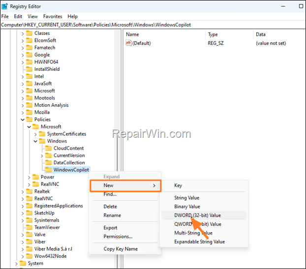 turn off copilot on windows 11