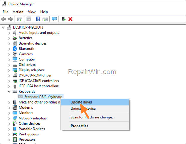 Disable Laptop Keyboard and Touchpad - Windows 11/10